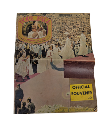 Macquarie Network Pope Paul VI in Australia 1970 Official Souvenir Booklet