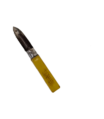 RAPID Yellow Handled Fruit Pearer, Marked Australia
