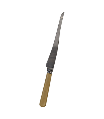 Bennett & Heron Sheffield England Curved Stainless Knife with Faux Bone Handle