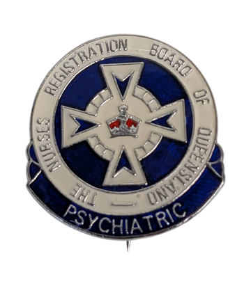 Nurses Registration Board of Queensland Psychiatric Enamel Pin