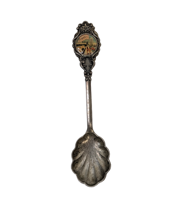 Vintage Surfers Paradise QLD Shell Bowl Pictorial Souvenir Spoon