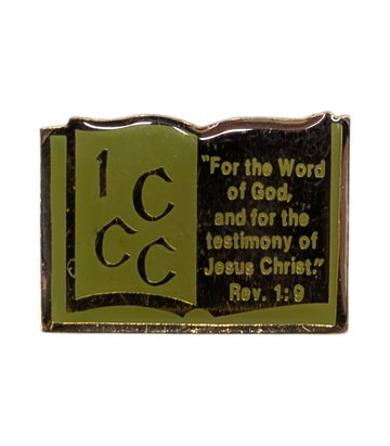 iCC Bible Scripture Lapel Pin