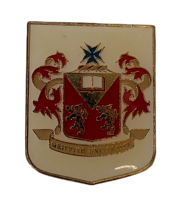 Griffith University Heraldic Crest Lapel Pin
