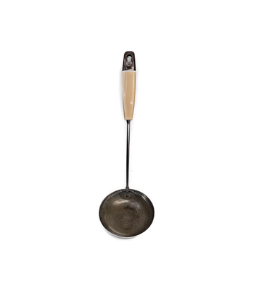 Prestige Made in England Cream and Brown Handle Ladle