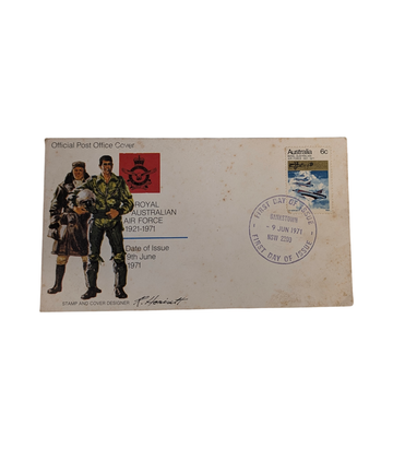 1971 Royal Australian Air Force Official Post Office First Day Cover