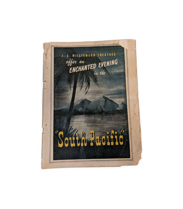 J. C. Williamson Theatres 1954 South Pacific Brisbane Theatre Programme