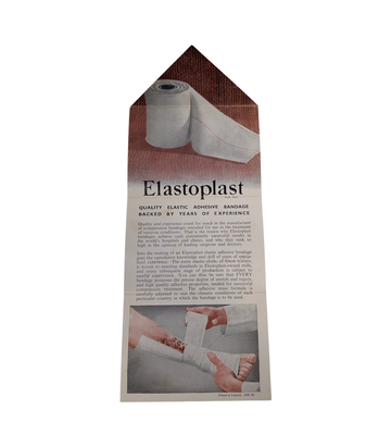 Vintage Elastoplast Fold-Out Advertising Mailer with Australian 3d Stamp