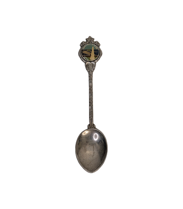 Stuart Silverplated Cowes Phillip Island Pictorial Souvenir Spoon