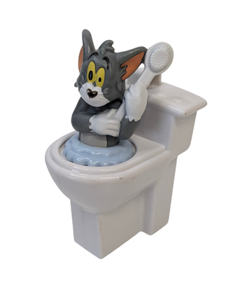 McDonald’s 2021 Tom and Jerry Tom Toilet Push-Button Toy