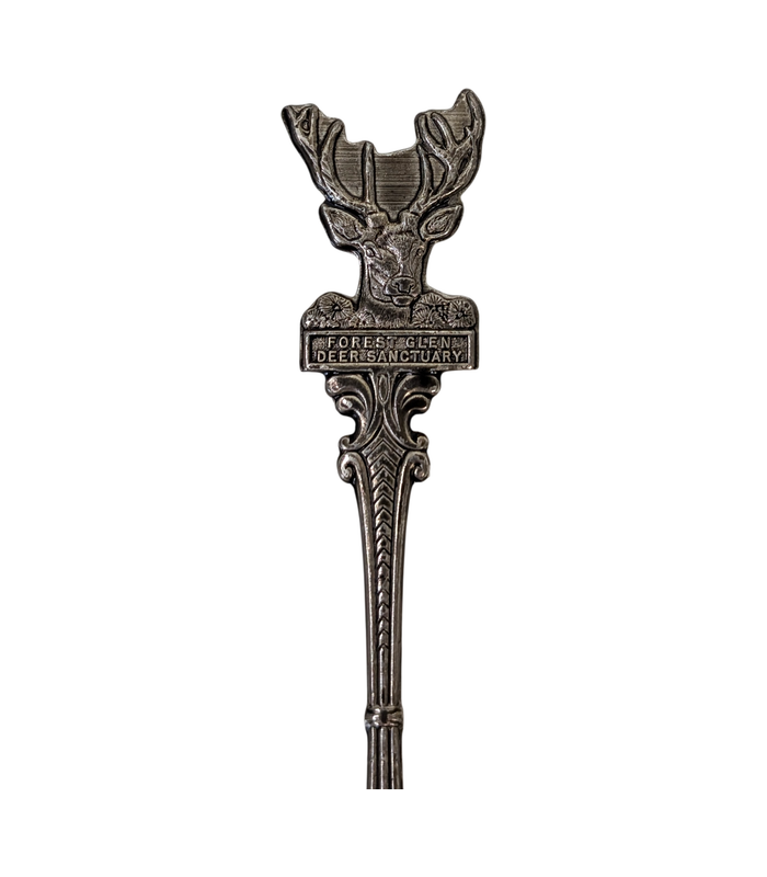 Forest Glen Deer Sanctuary Collectors World Deer Souvenir Spoon
