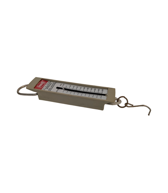 Parco Newtons and Dynes Spring Balance Scale, PAT. No. 142259