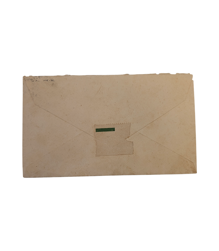 Used Addressed Envelope with Australian 1 1/2d Three Halfpence Stamp