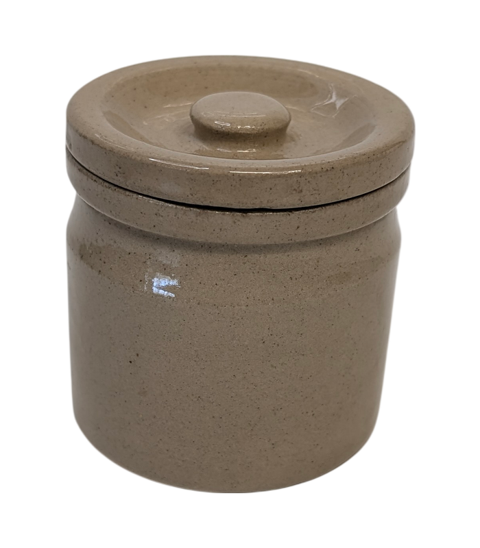 Small Stoneware Lidded Jar Made in England