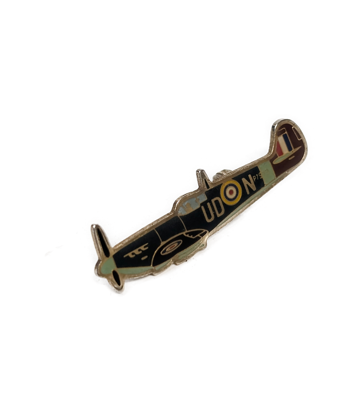Supermarine Spitfire Mk IIa Metal Enamel Pin Badge P7973 RAF WW2 Aircraft Plane