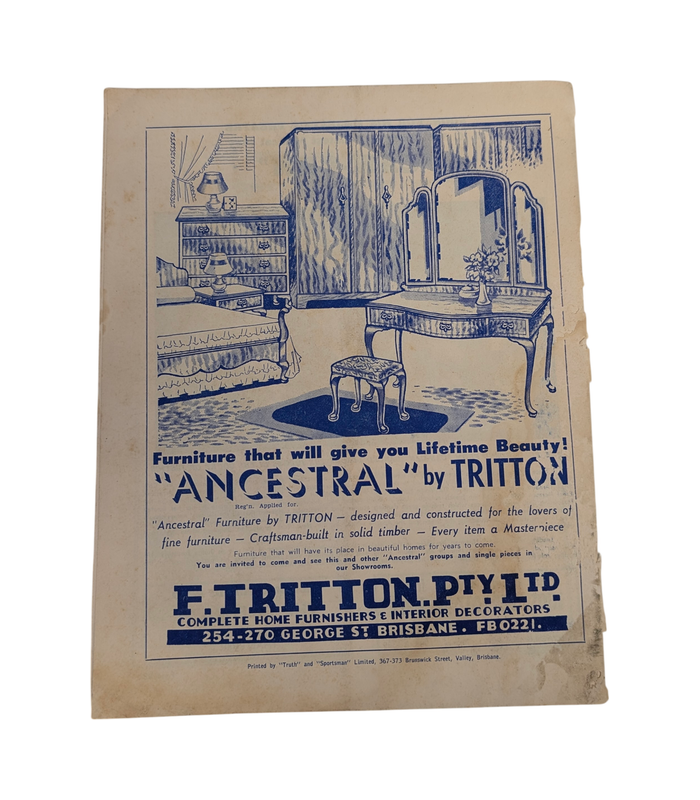 J. C. Williamson's 1956 The Teahouse of the August Moon Theatre Programme Brisbane