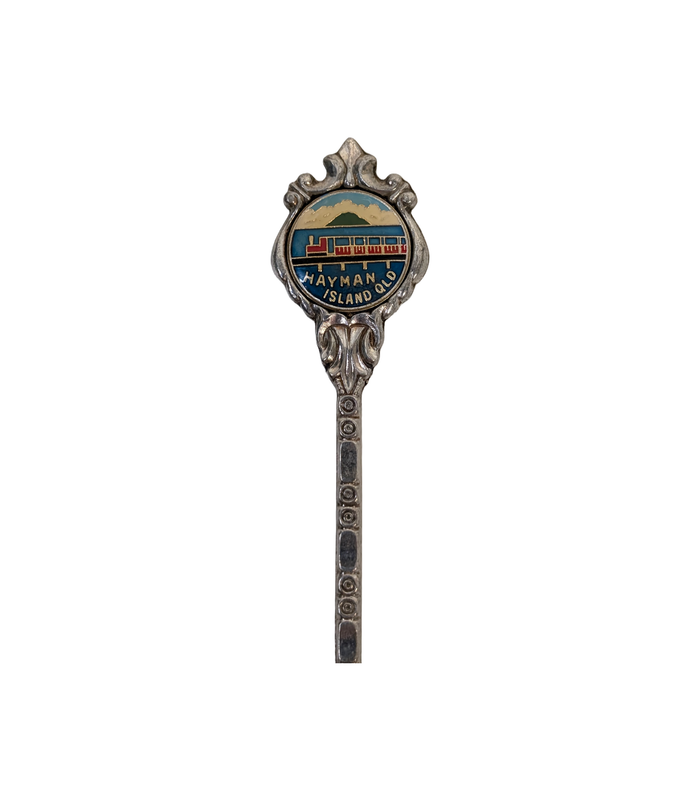 Hayman Island QLD Silverplated Pictorial Souvenir Spoon