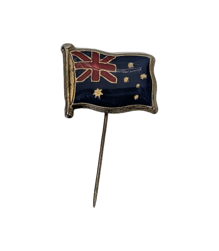 Vintage Australian National Flag Enamel Stick Pin