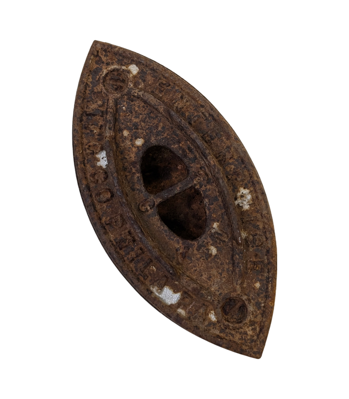 Enterprise MFG Co Cast Iron Mrs Potts Style Iron