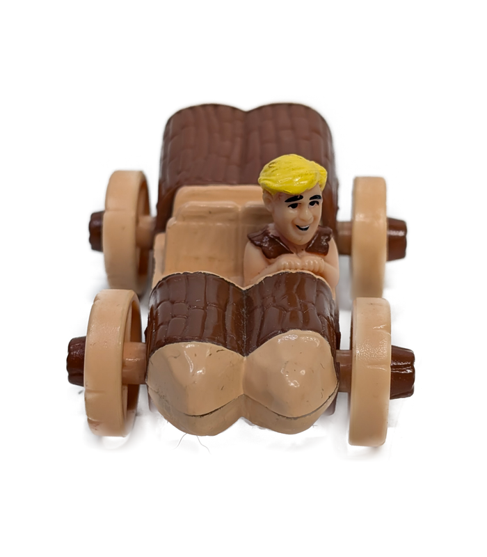 McDonald's Barney Rubble Flintstone Pencil Sharpener Toy Car