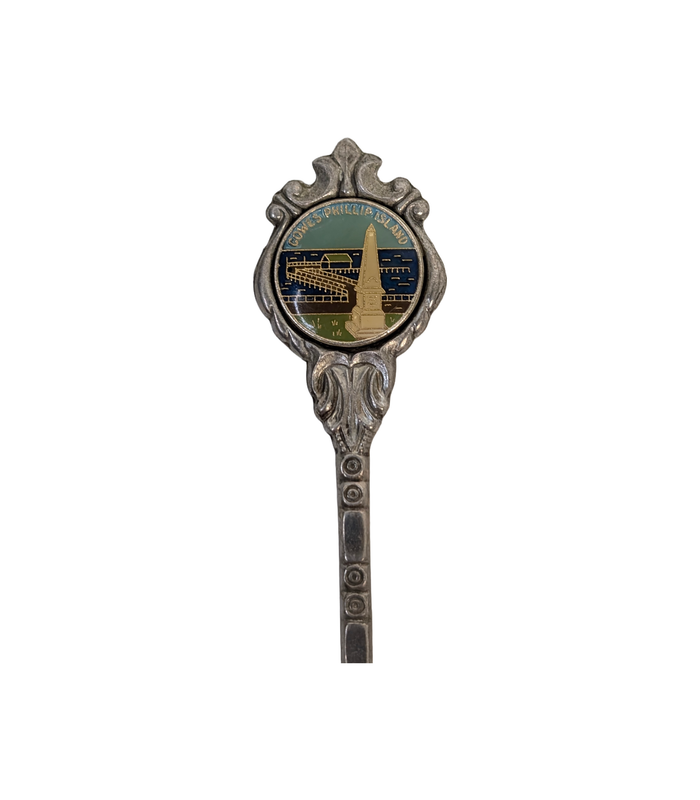 Stuart Silverplated Cowes Phillip Island Pictorial Souvenir Spoon