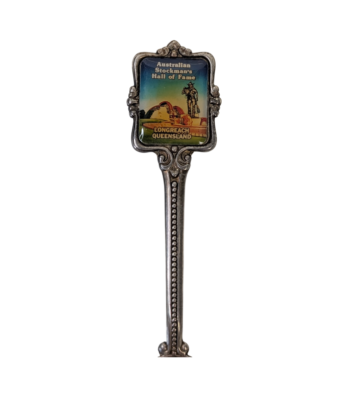 Australian Stockman's Hall of Fame Longreach Queensland Silver-Plated Souvenir Spoon