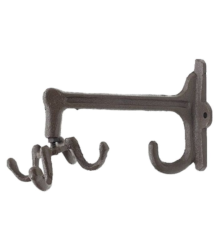 Rustic Charm Meets Functionality! 🌿 Compact & Durable 4-Hook Rack ...