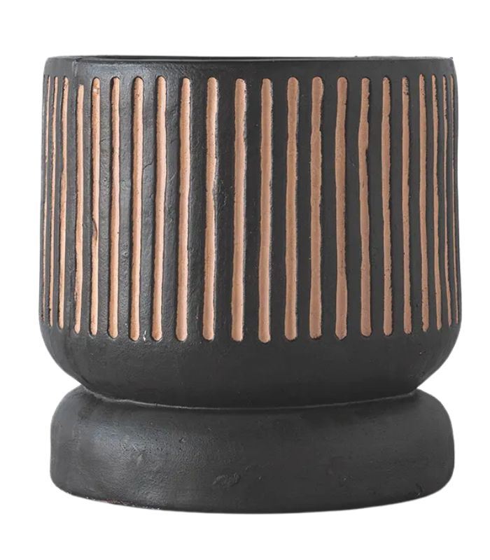 Zephron Pot - Black | Ink You