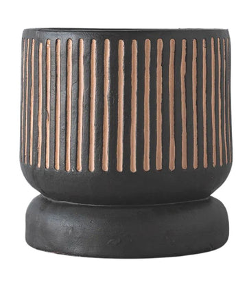 Zephron Pot - Black | Ink You