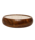 Wooden Bowl Candle - Eleanor - Blossom - 24x7x24cm | Ink You