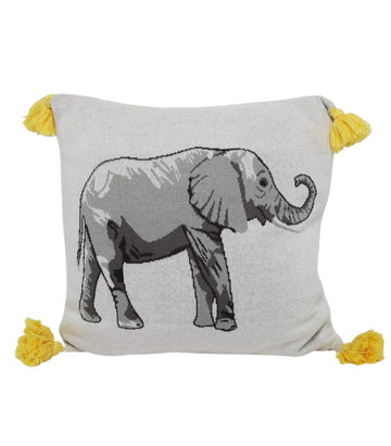 Kids Cushion - Elephant - Natural Cream - 45x45cm | Ink You