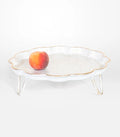 Pressed Metal Cake Stand -  33x33x10cm | Ink You