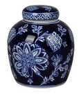 DARK BLUE AND WHITEGINGER JAR | Ink You