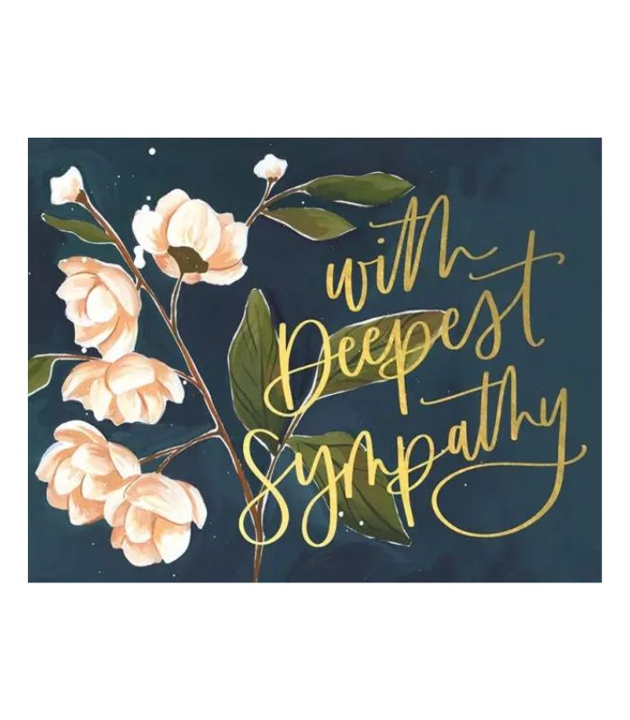 Foil Card-Deepest Sympathy | Ink You