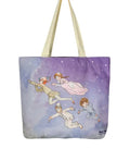 Peter Pan Canvas Daily Tote Shopping Bag  Peter Pan Night Flying | Ink You