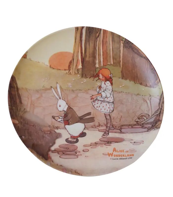 Alice in Wonderland Bamboo Plates (Set of 4) | Ink You