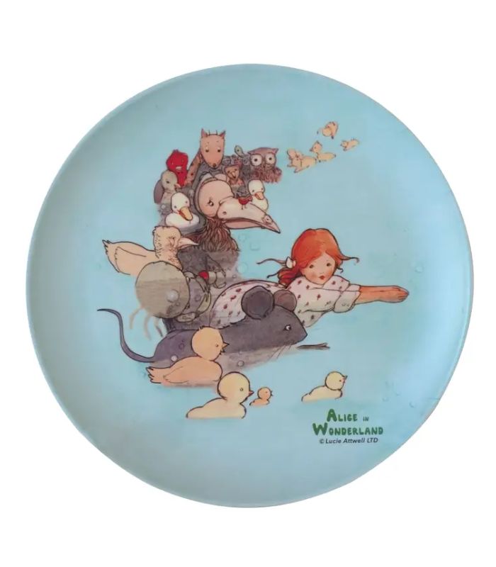 Alice in Wonderland Bamboo Plates (Set of 4) | Ink You