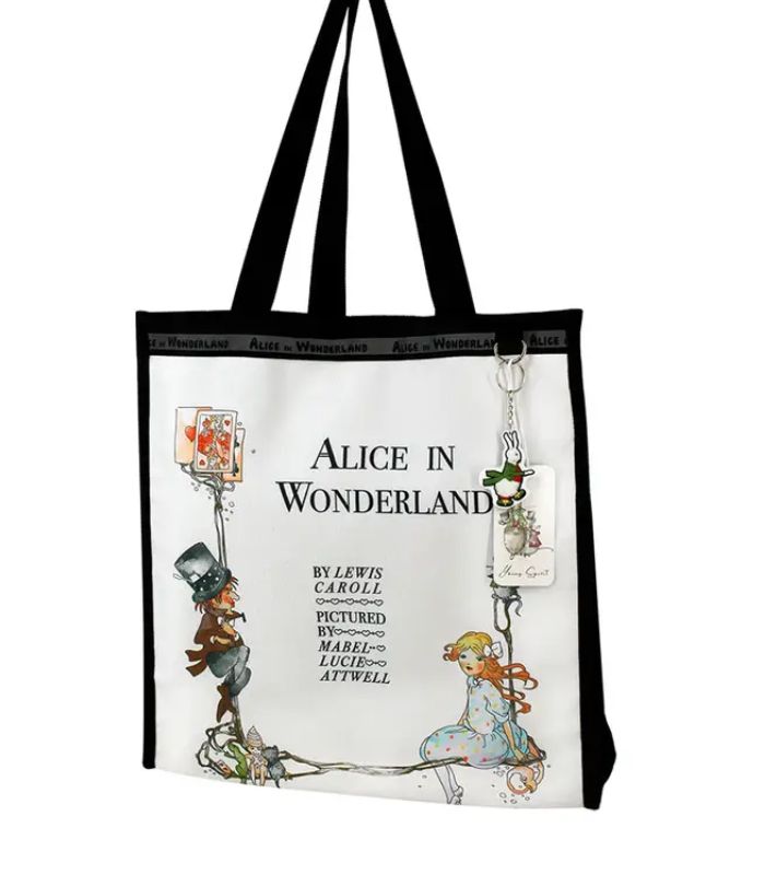 Alice In Wonderland Canvas Multi-Use Tote Bag  Alice in Wonderland | Ink You