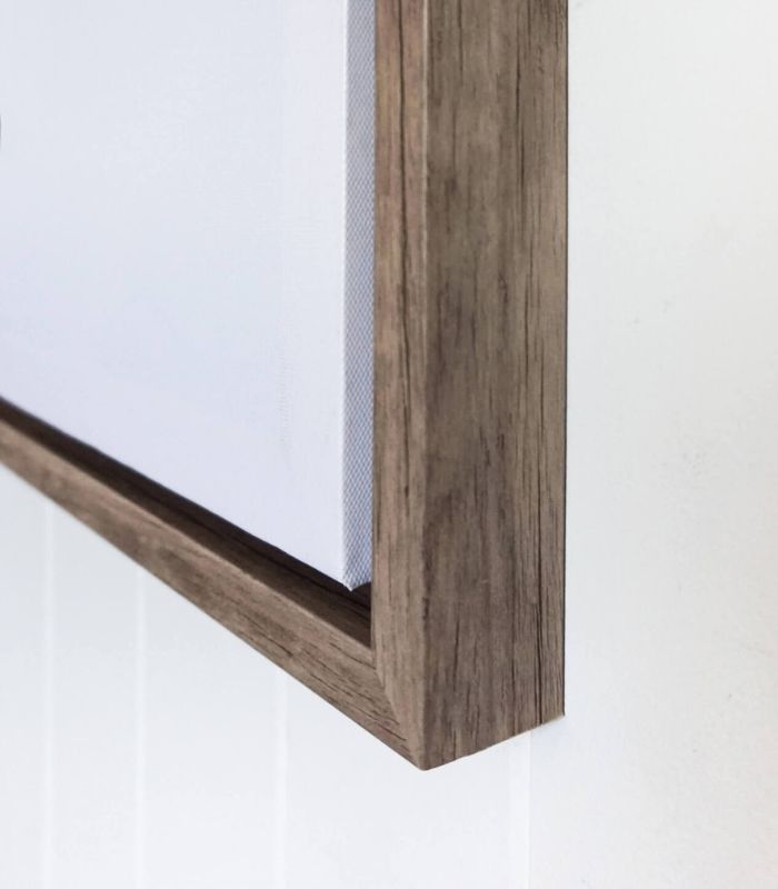 Framed Kids Artwork - Elephant & Friends - Sky Blue - 50x70cm | Ink You