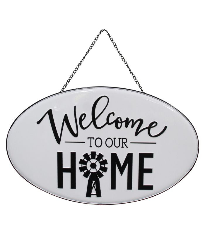 Welcome Home Tin Sign 🏡 Add a Warm Touch to Your Decor! | Alley Cat Trading