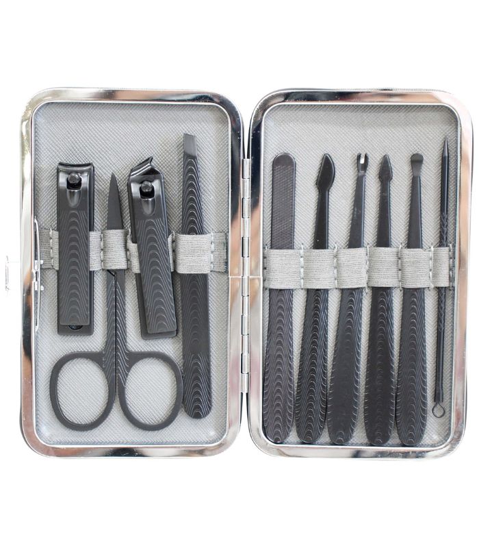 Manicure Set Grey/Black