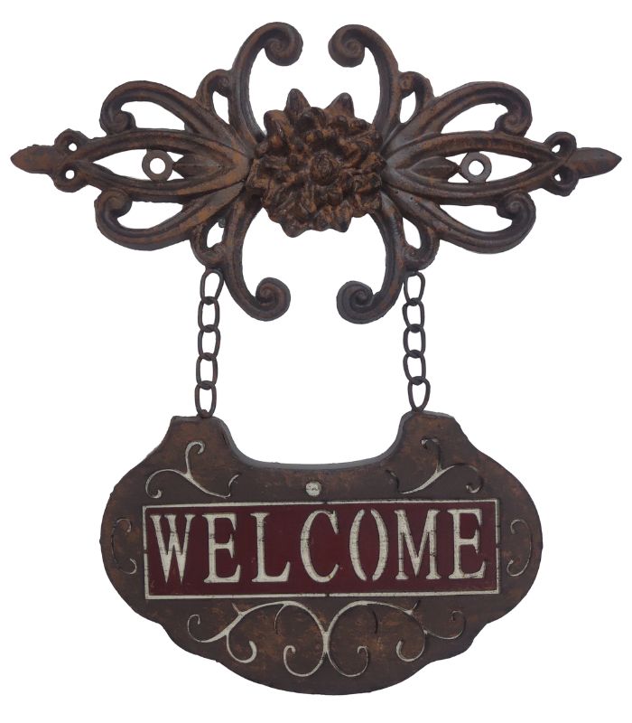 Vintage Welcome Entryway Sign