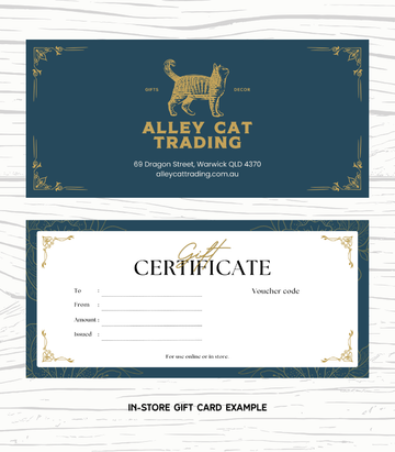 Alley Cat Trading Gift Card
