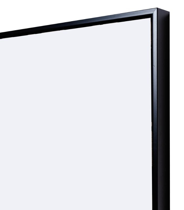 Framed Canvas Artwork - Greyscale Monstera - 50x70cm