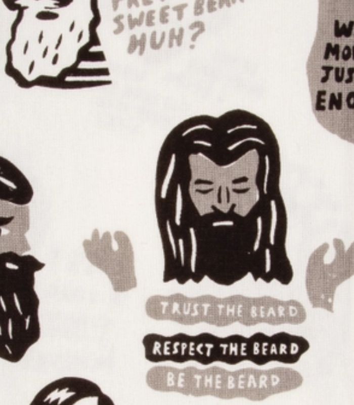 Awesome F*cking Beard Tea Towel