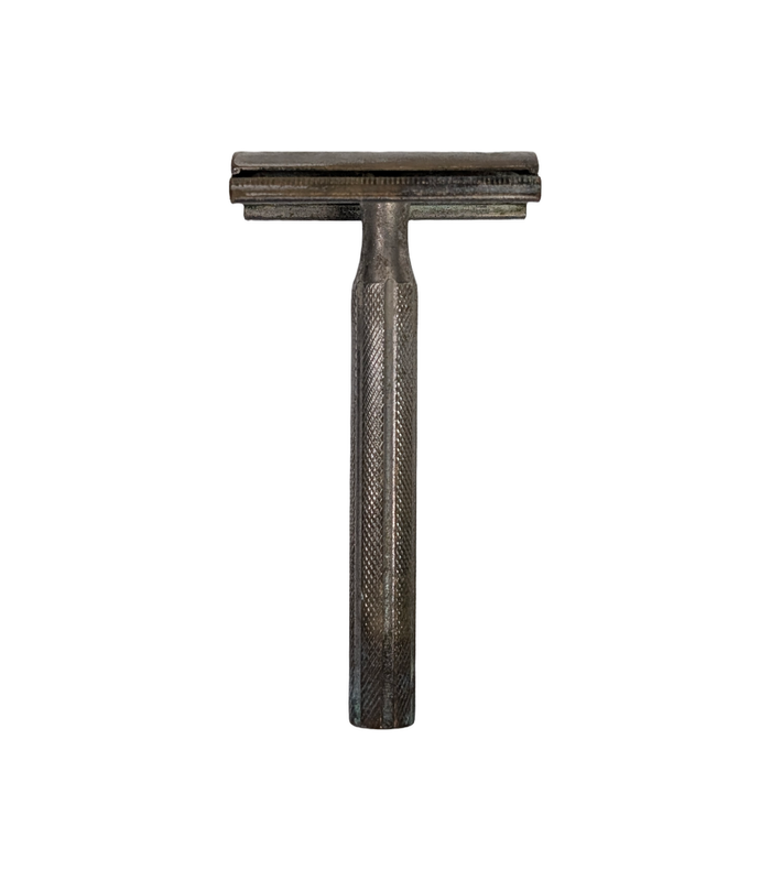 Gillette Flat Bottom Safety Razor, Made in England, 1940s