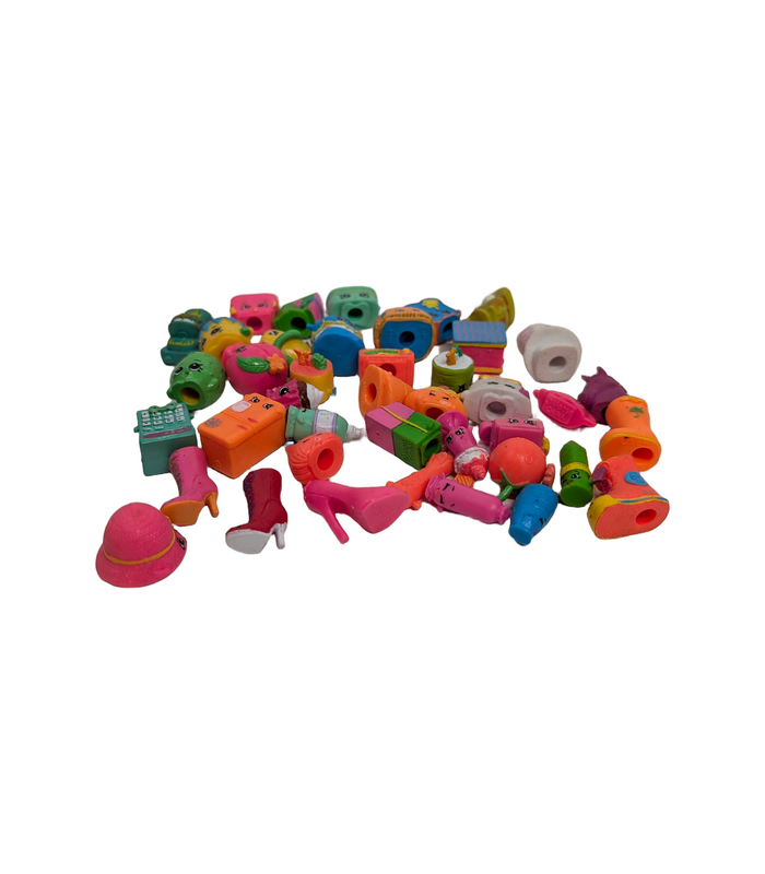 Mixed Lot of 40 Character Pencil Toppers, Mainly Moose Plus Shopkins