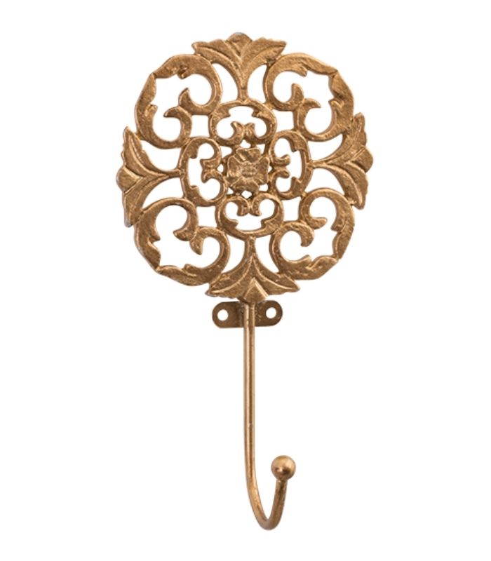 Bella Brass Wall Hook