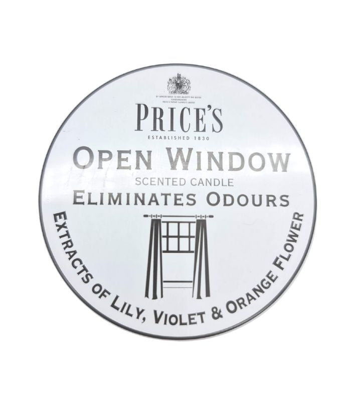Price's Scented Candle Eliminates Odours - Open Window | Ink You