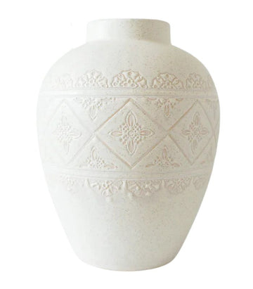 Victoria Vase - Medium - Antique White | Ink You