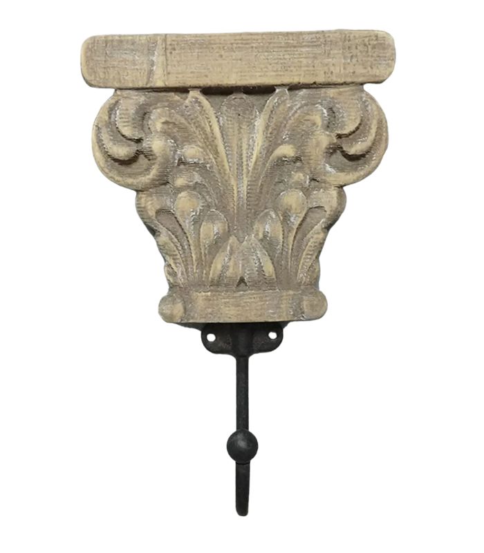 Sebastian Wooden Hook - 5.8x19x12.5cm | Ink You